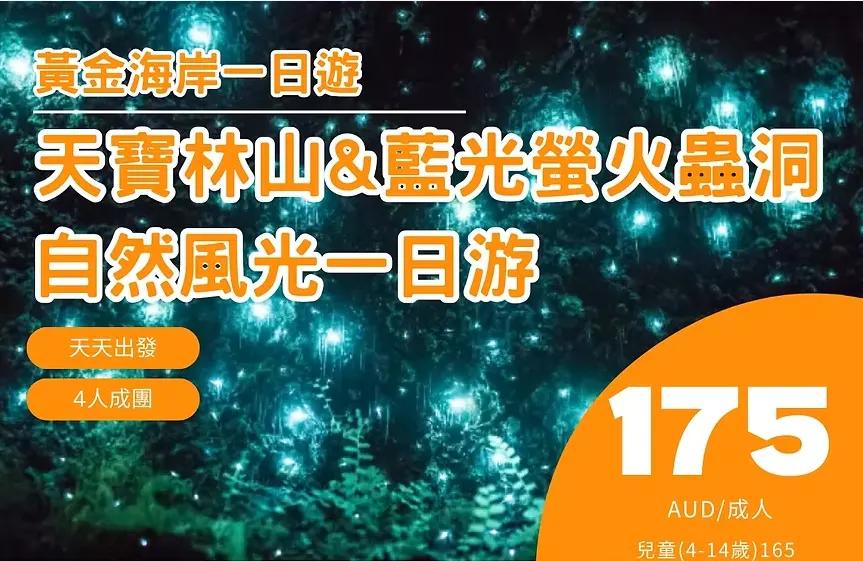 天寶林山&藍光燭火蟲洞自然風光一日遊